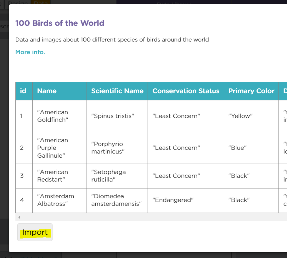 How to Use Datasets in App Lab Code